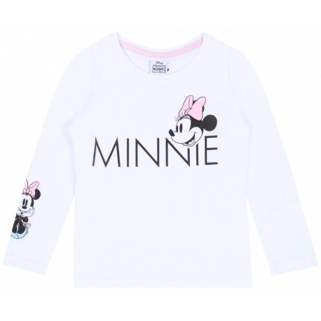 Weiße Mädchenbluse Minnie Mouse DISNEY