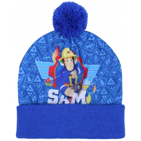 Bonnet d'hiver pour garçon à motif de Fireman Sam