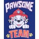 Sweat à capuche de couleur bleue marine Paw Patrol