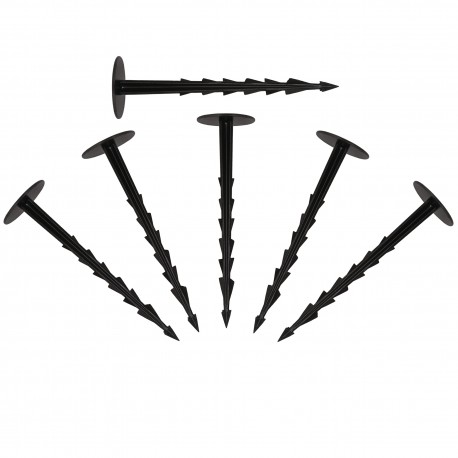Czarne kotwice, szpile ogrodowe 15 cm 100szt.