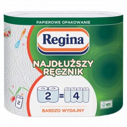 REGINA najdłuższy ręcznik papierowy we wzorki 2 rolki