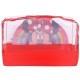 Minnie Mouse, Truse/ borsa per cosmetici trasparente + molettine , elastici