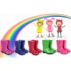 Lemigo Oli Girl Child High Quality Durable PVC Certified Fuchsia Wellies Wellingtons