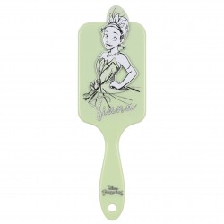 Tiana DISNEY Seledynowa szczotka do włosów, płaska, duża, plastikowa