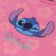 STITCH Disney Rampers niemowlęcy różowy, bawełniany