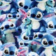 DISNEY Stitch Damska piżama z długimi spodniami, piżama długi rękaw