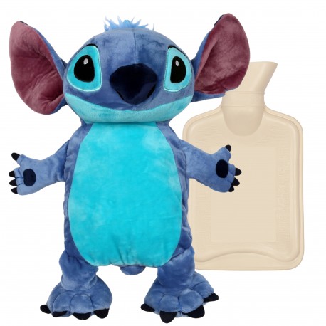 DISNEY Stitch Termofor z miękką poszewką, naturalny kauczuk 1l