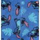 Stitch Disney Niebieski, polarowy kombinezon, dziecięce onesie z kapturem