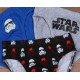 Unterhosen-Set Jungen grau, blau, schwarz STAR WARS