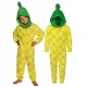 Ananas Polarowa piżama jednoczęściowa, dziecięce onesie z kapturem