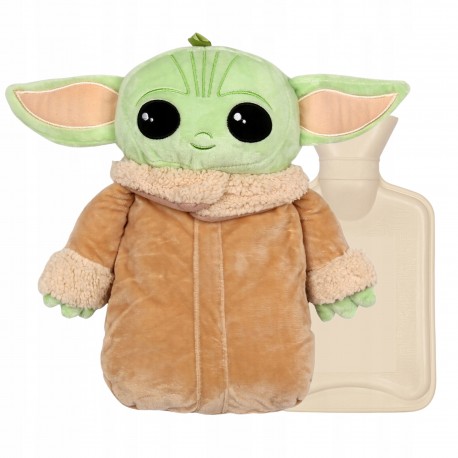 Baby Yoda STAR WARS Termofor z miękką poszewką, naturalny kauczuk 1l