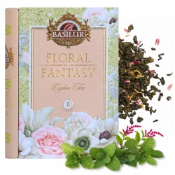 BASILUR Floral Fantasy Volume II - Zielona herbata cejlońska Gunpowder 100 g