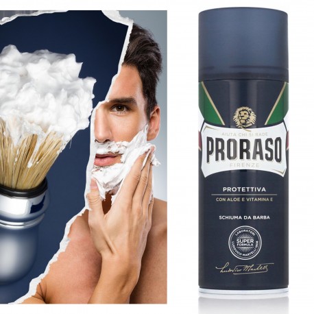 Proraso Protettiva - Ochronna pianka do golenia z aloesem i witaminą E 400ml