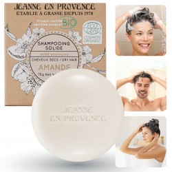 Jeanne en Provence - BIO Szampon w kostce z olejkiem ze słodkich migdałów 75g