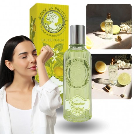 Jeanne en Provence - Verveine Cédrat Woda perfumowana cytrusowy, świeży zapach dla kobiet 60ml