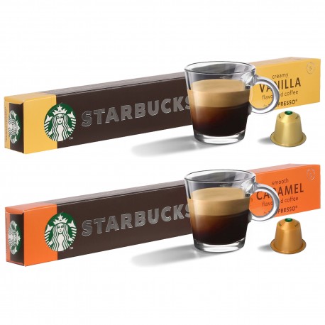 STARBUCKS 20 szt. kapsułek - Creamy Vanilla, Smooth Caramel