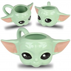 Star Wars Baby Yoda Zielony kubek, ceramiczny