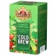 BASILUR Cold Brew - Owocowa herbata bezkofeinowa z aromatem truskawki, ogórka i mięty, herbata na zimno w saszetkach 20 x 2 g