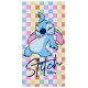 DISNEY Stitch Kolorowy ręcznik bawełniany, ręcznik dziecięcy 70x140 cm