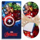 MARVEL Avengers Ręcznik bawełniany, ręcznik plażowy 70x140 cm OEKO-TEX