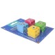 4x Gumka do mazania, klocki puzzle 3D