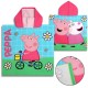 Peppa Pig Children&#039;s Towel, Hooded Poncho for Girls 55x110 cm OEKO-TEX