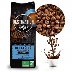 Destination - kawa ziarnista bezkofeinowa Arabica BIO 250 g