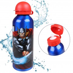 MARVEL Avengers aluminiowy bidon, granatowa butelka 500ml