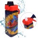 MARVEL SpiderMan Trinkflasche mit Mundstück und Griff, 500 ml Bidon