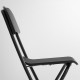 FRANKLIN  Chaise de bar noire 63 cm