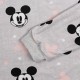 DISNEY Mickey Mouse Pijama de terciopelo gris de manga larga para mujer, plus size