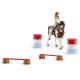 SLH42441 Schleich Horse Club - Zestaw do jazdy westernowej Hannah, figurki dla dzieci 5+