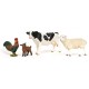 SLH42729 Schleich Farm World - Zestaw czterech zwierząt z farmy na start, figurka dla dzieci 3+