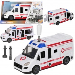 Auto, ambulans do skręcania dla dzieci 3+ MEGA CREATIVE