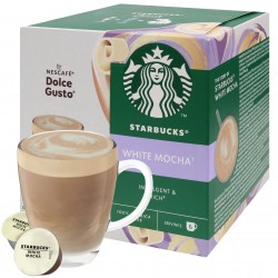 STARBUCKS Kawa w kapsułkach White Mocha, kompatybilna z Dolce Gusto