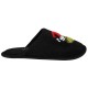 The Grinch Pantoufles pour hommes, chaussures d&#039;intérieur en velours noir