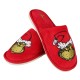 The Grinch Women&#039;s slippers, red, velour home shoes