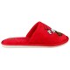 The Grinch Women&#039;s slippers, red, velour home shoes