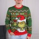 Grinch Zielony, świąteczny sweter unisex, ciepły