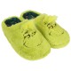 Grinch Damesslippers/thuisslippers, groen, harig